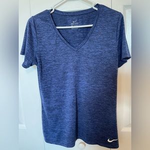 Nike dri-fit v-neck shirt size large.